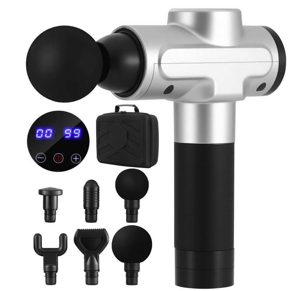 Everfit Pro Massage Gun — 30 Speeds, 6 Heads