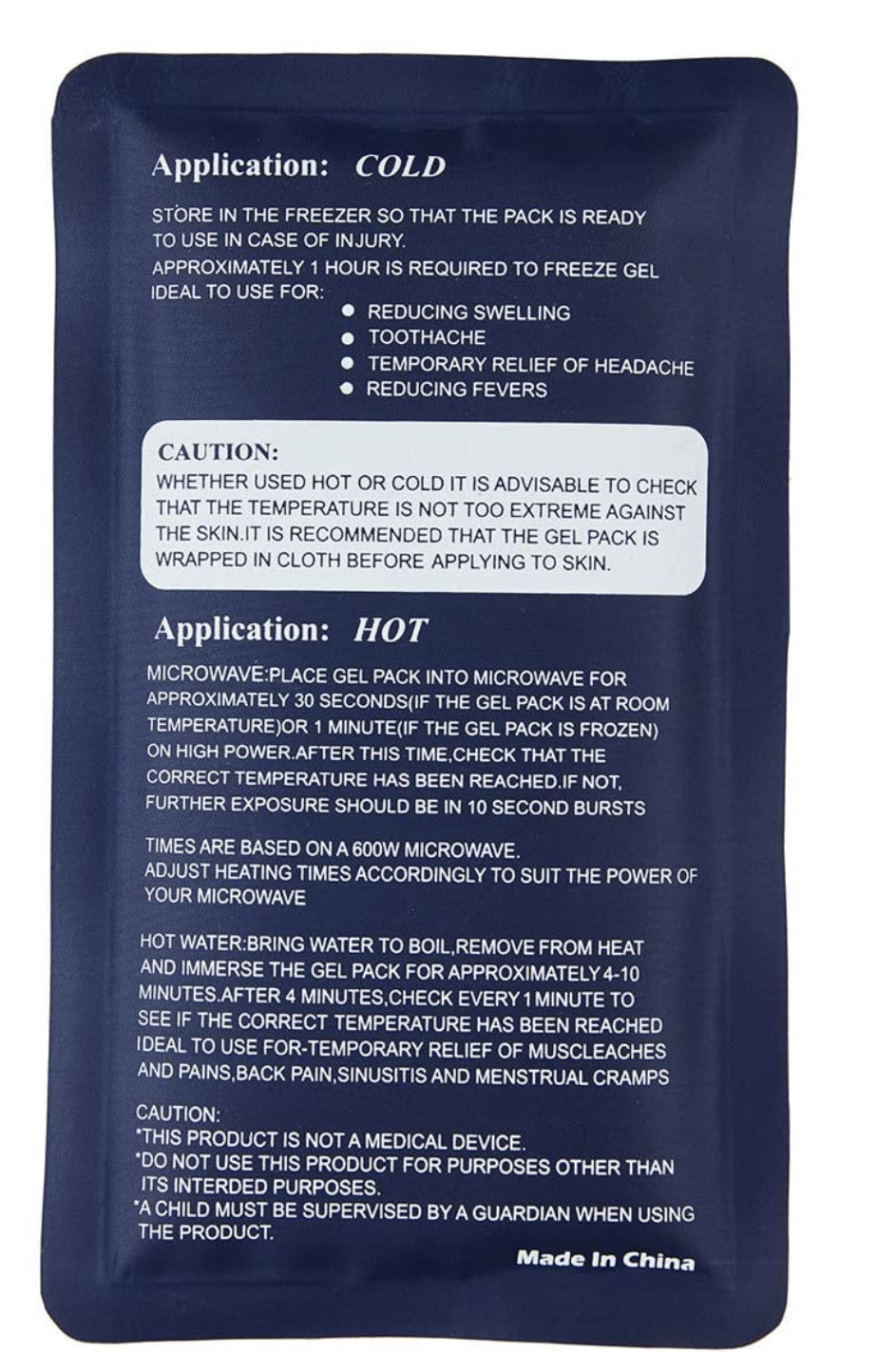 Reusable Hot & Cold Gel Packs — 2-Pack