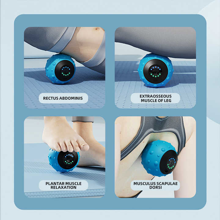 Vibrating Massage Ball — 5-Speed Recovery Tool