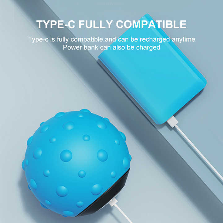 Vibrating Massage Ball — 5-Speed Recovery Tool