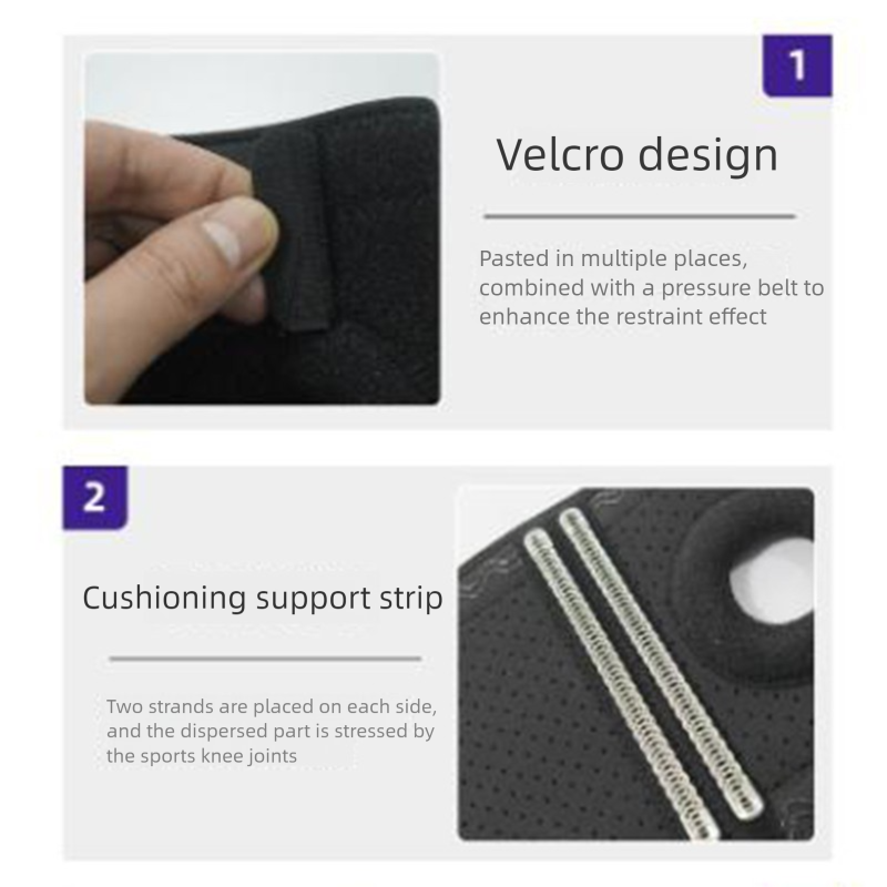 Adjustable Knee Brace Support — Pair