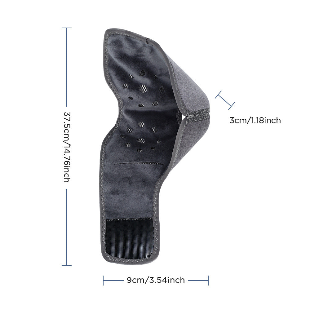 Rechargeable Heated Ankle Wrap — 5 Heat Levels, Vibration